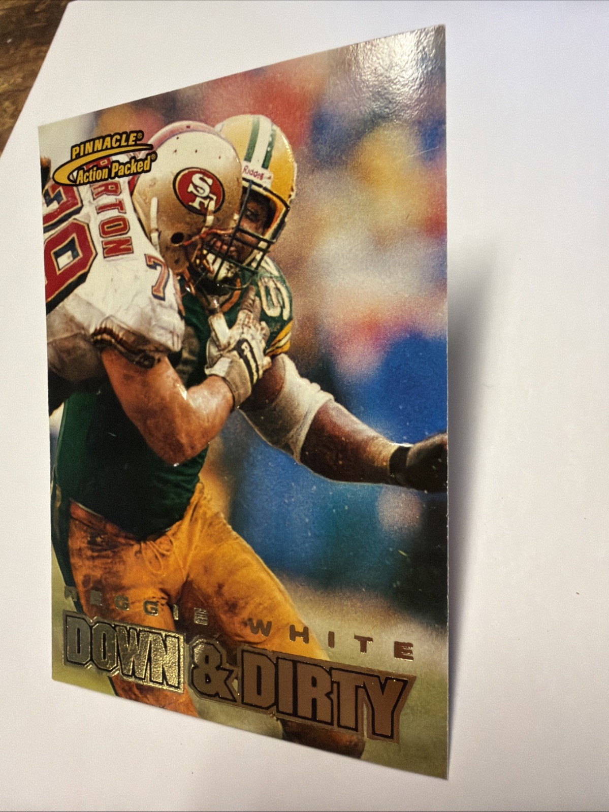 1997 Pinnacle Action Packed – Reggie White #120
