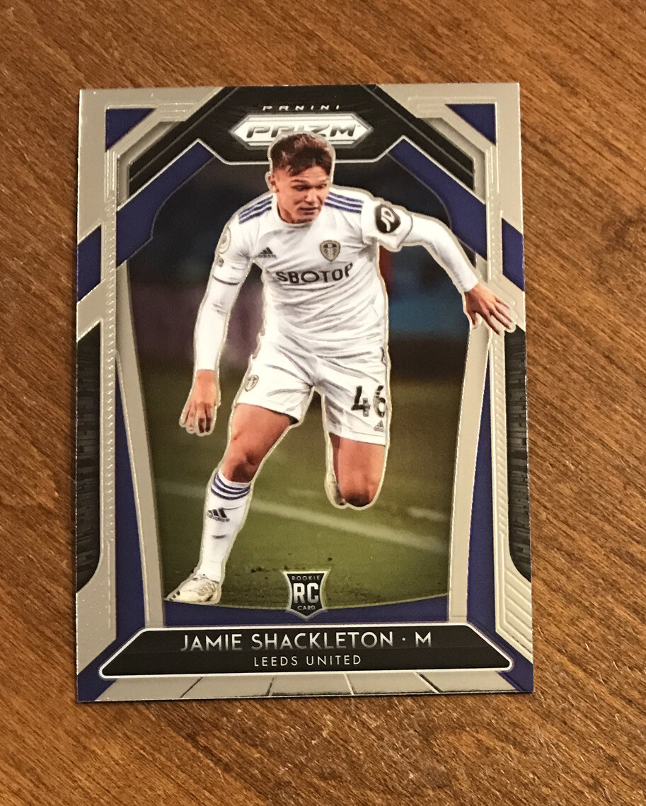 Jamie Shackleton 2020-21 Prizm Base Rookie #204 Leeds United RC