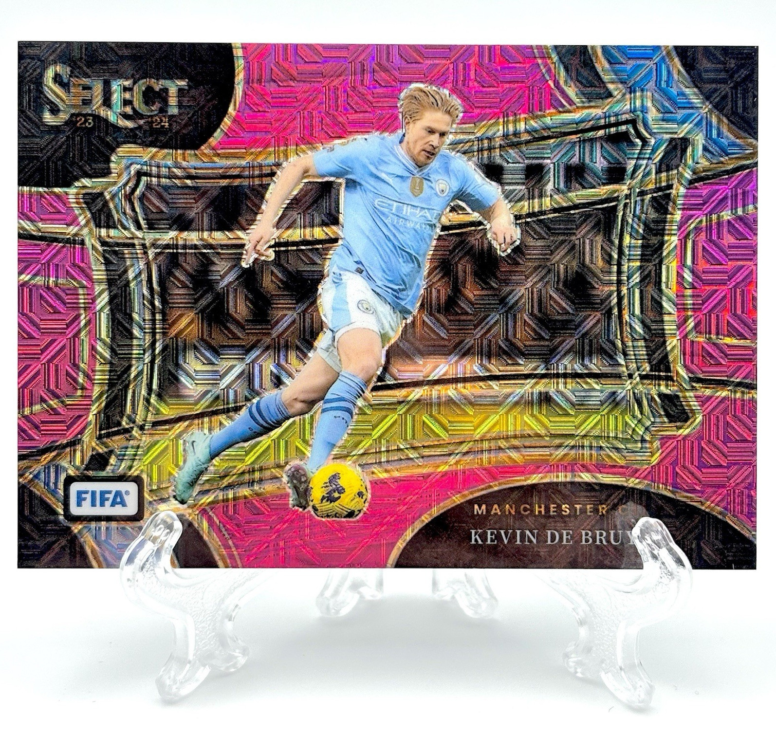 2023-24 Panini Select FIFA Kevin De Bruyne Field Level Prizm #250 81/199