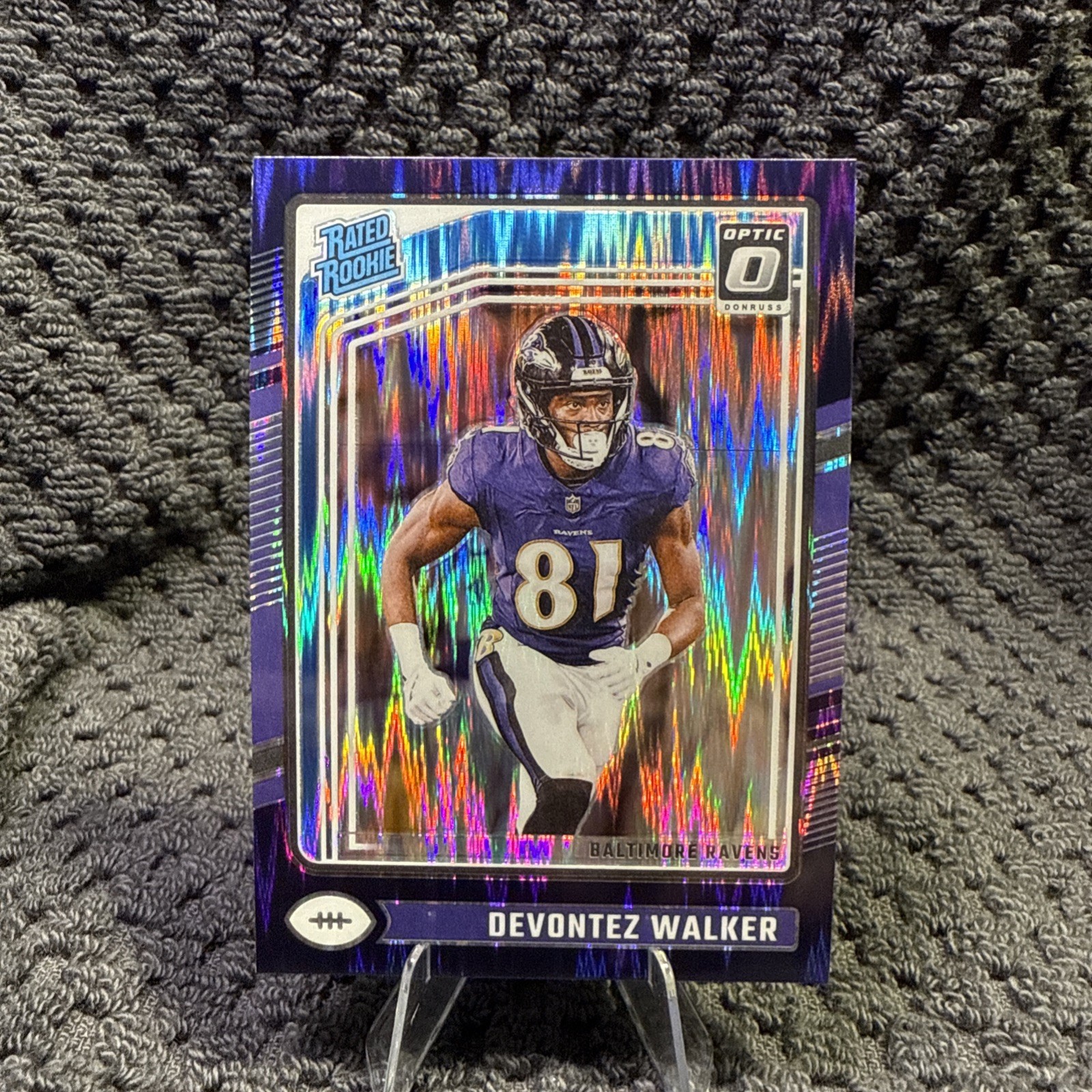 2024 Devontez Walker Rated Rookie Purple Shock Parallel – Donruss Optic #228