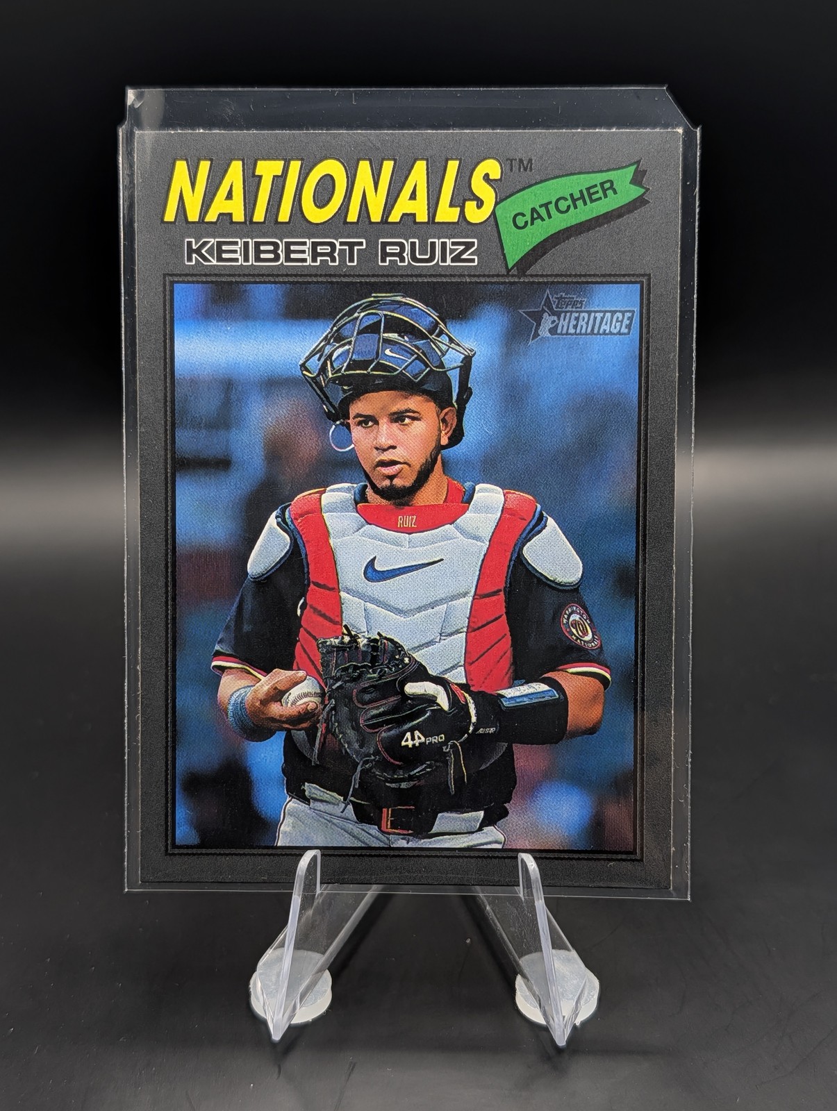 2026 Topps Heritage #201 Keibert Ruiz Dark Gray