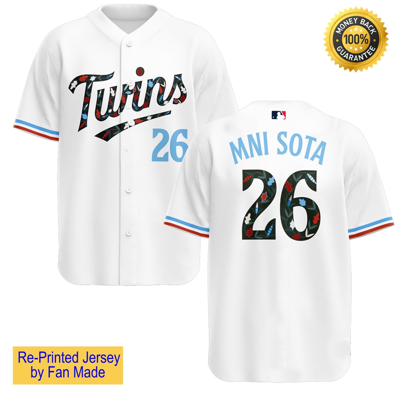 Custom Name – Twins Native American Heritage Night Giveaway Jersey – All Size