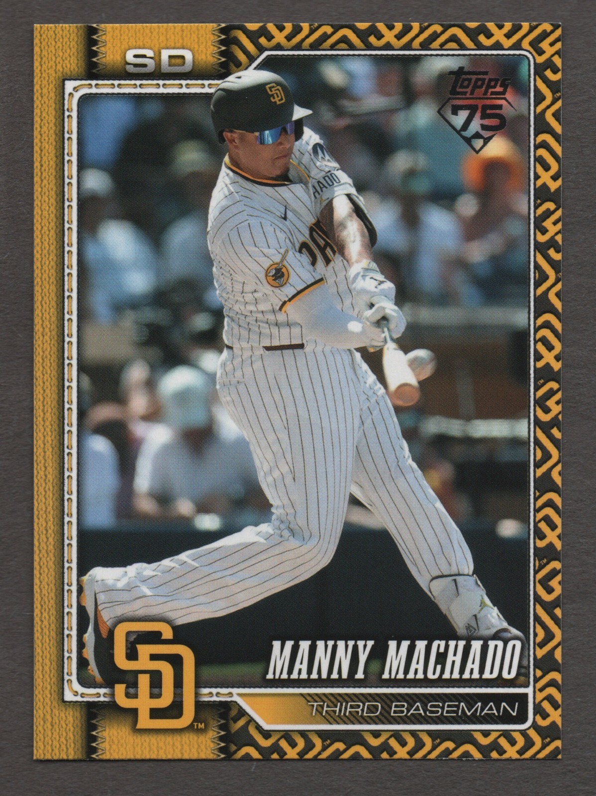 2026 Topps Series 2 Manny Machado #614 Team Logo Border SSP Padres