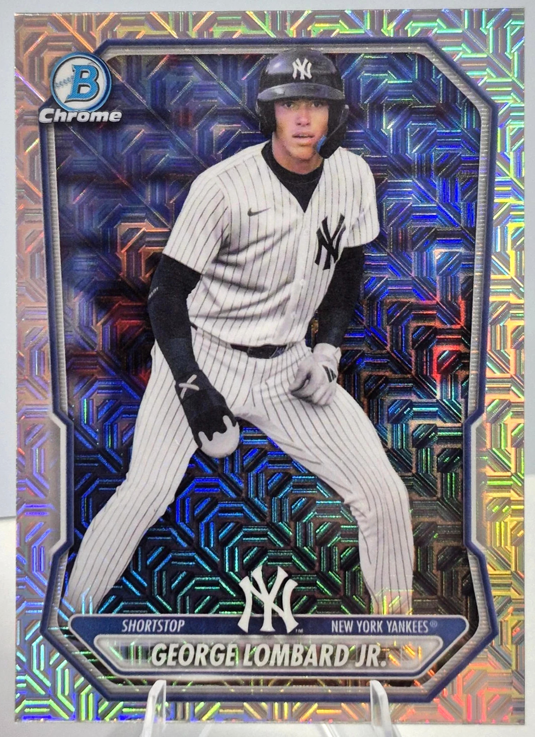 ⚾⚾2026 Bowman Chrome GEORGE LOMBARD JR. MOJO Refractor Top Prospect RC⚾⚾