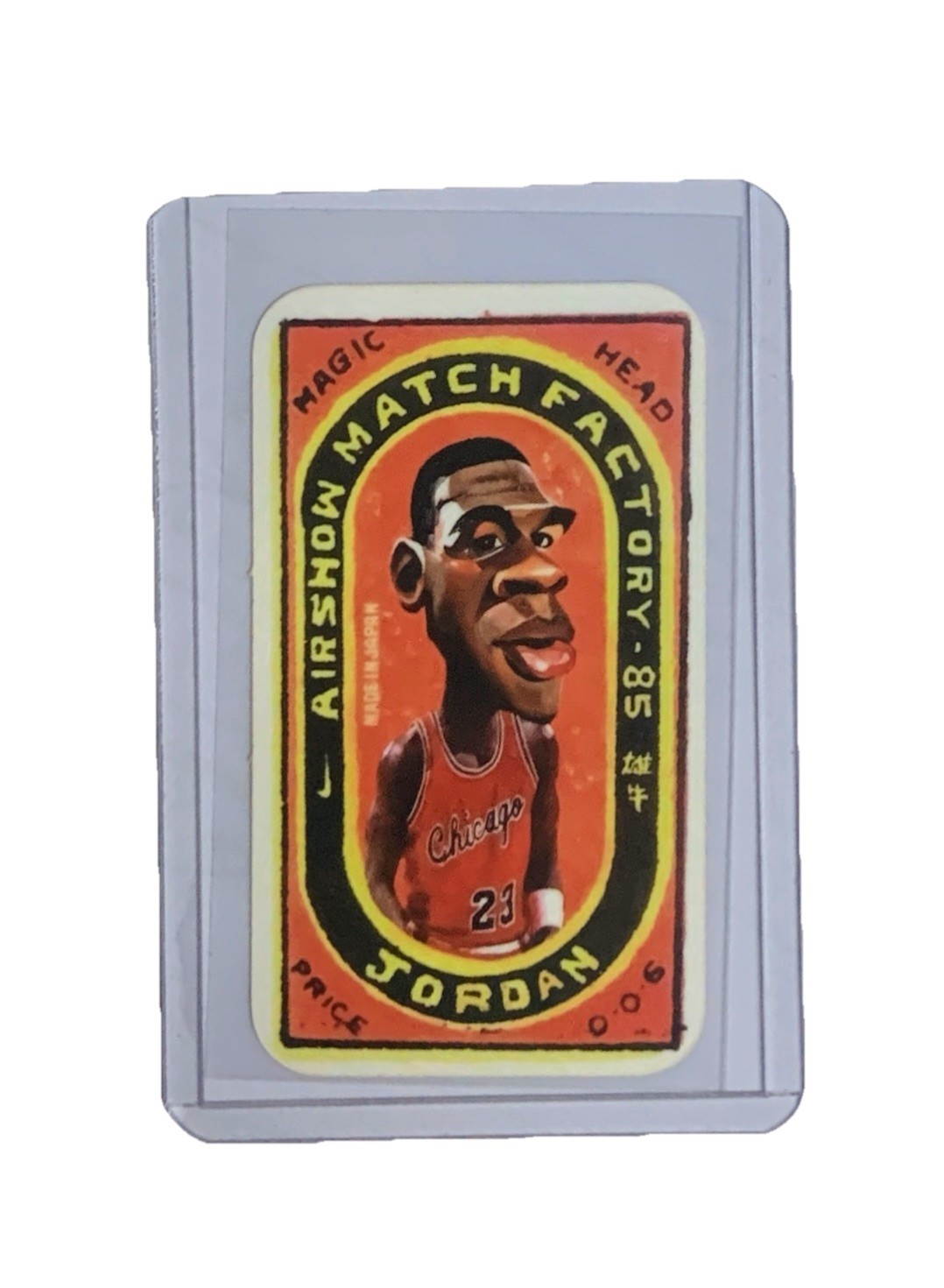 1985 MICHAEL JORDAN Rookie RC Airshow Matchbox Japan Tobacco NO 1986 Fleer BULLS