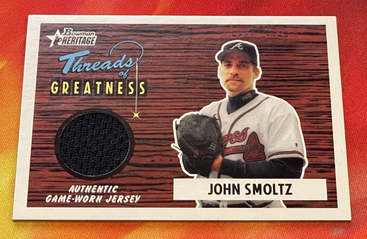 2004 Bowman Heritage – Threads of Greatness – John Smoltz – #TG-JS2