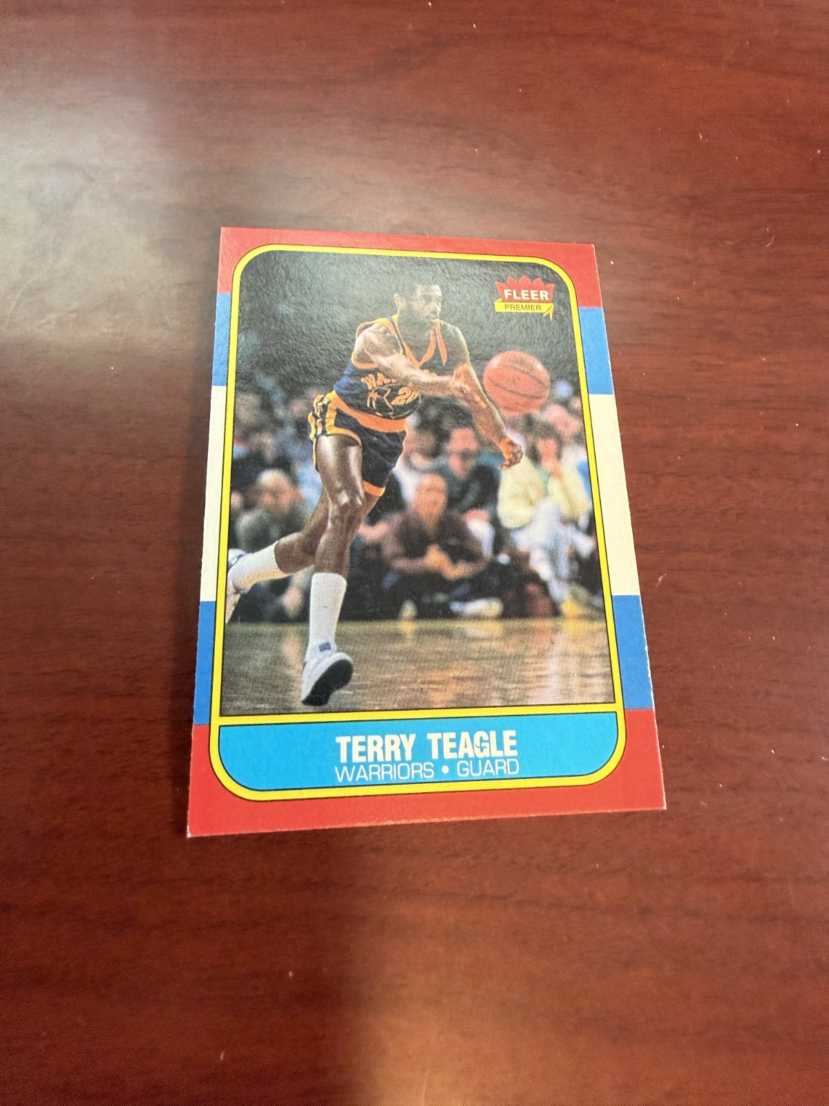 1986-87 Fleer #107 Terry Teagle. EX/MT(oc)