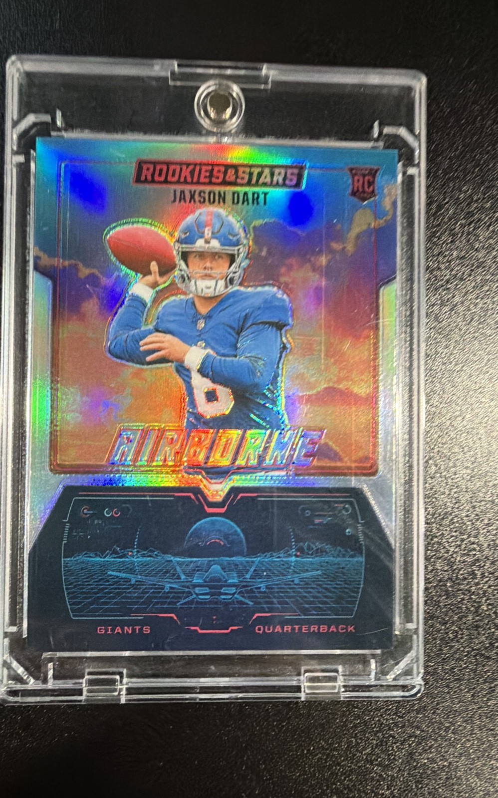 2025 Panini Rookies & Stars – Airborne Jaxson Dart #30 Silver (RC)