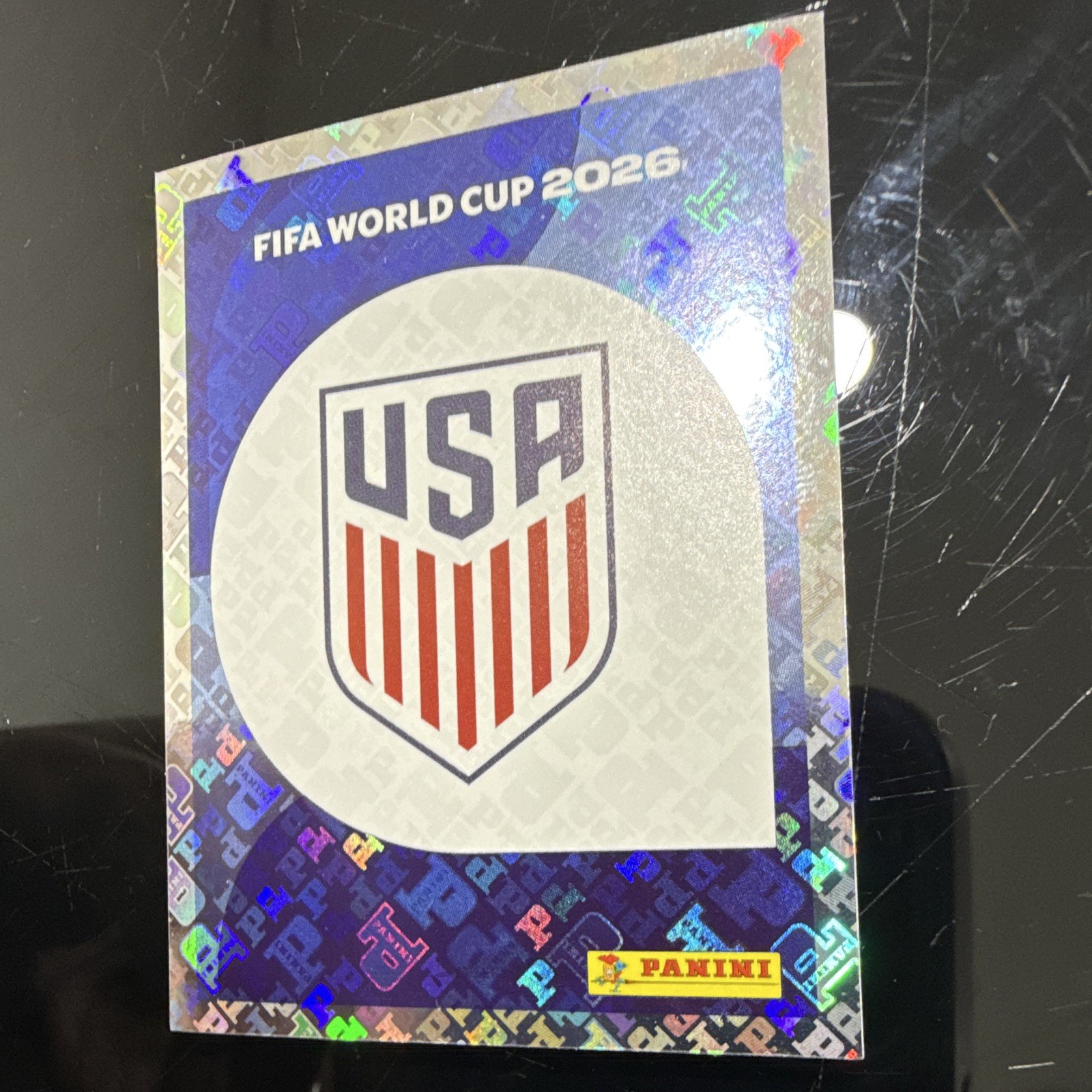 Panini FIFA World Cup 2026 USA Team Logo Soccer Card USA 1 United States
