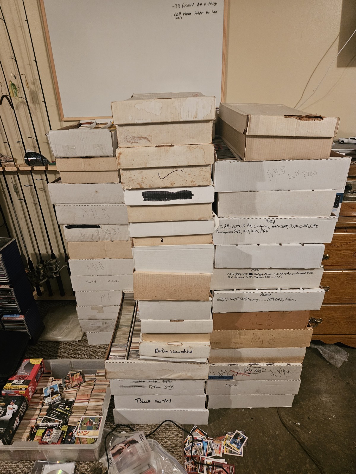 **150** Random Baseball Card Lot – Estate Sale – Massive Collection!!