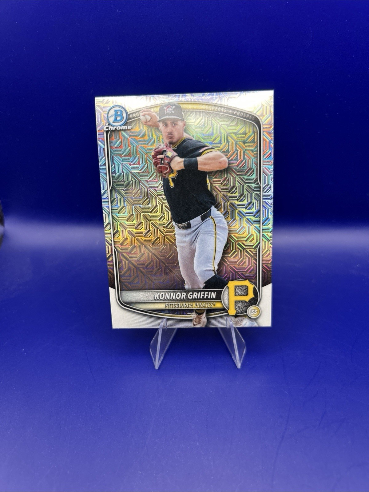 2025 Bowman Draft – #BDC-102 Konnor Griffin Prospects Mojo Refractor Pirates