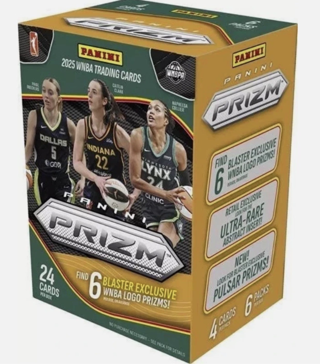 2025 Panini Prizm WNBA Factory Sealed Blaster Box Dick’s DSG Exclusive WNBA LOGO