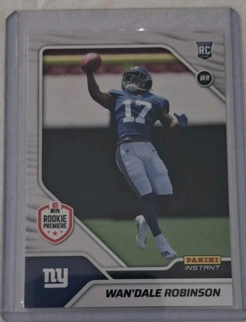 2022 Panini Instant Wan’Dale Robinson RPS FIRST LOOK 1/818 SP Giants #FL15 RC