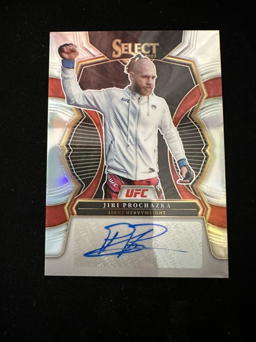 Panini 2023 Select UFC Jiri Prochazka Signatures Prizm Auto #SG-17 MMA W265