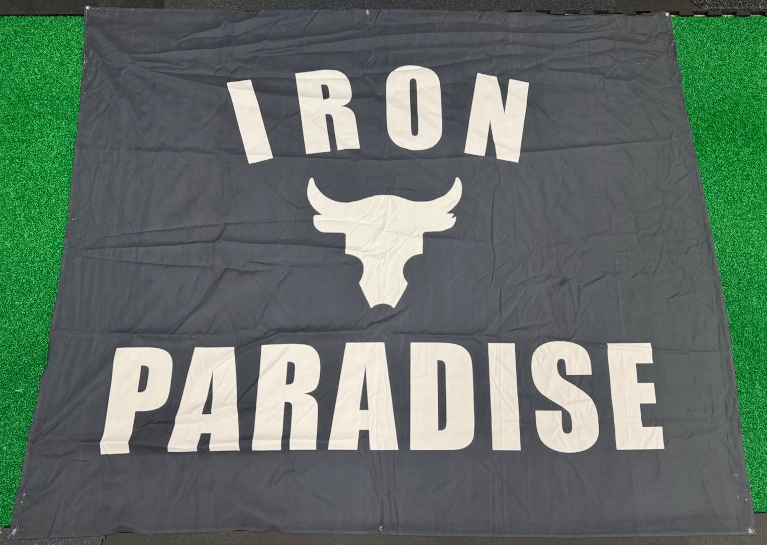The Rock Iron Paradise Tapestry Flag 60” x 50”