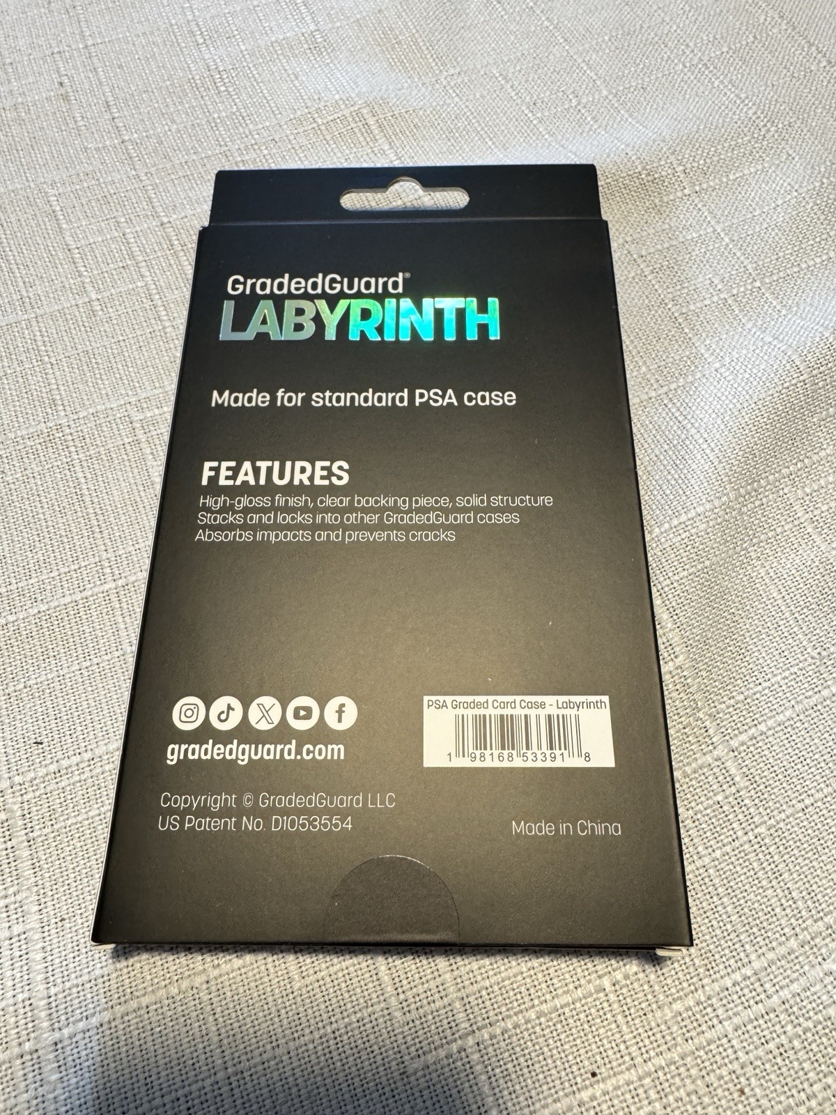 GradedGuard PSA Graded Card Case Guard LABYRINTH Limited Edition In Hand