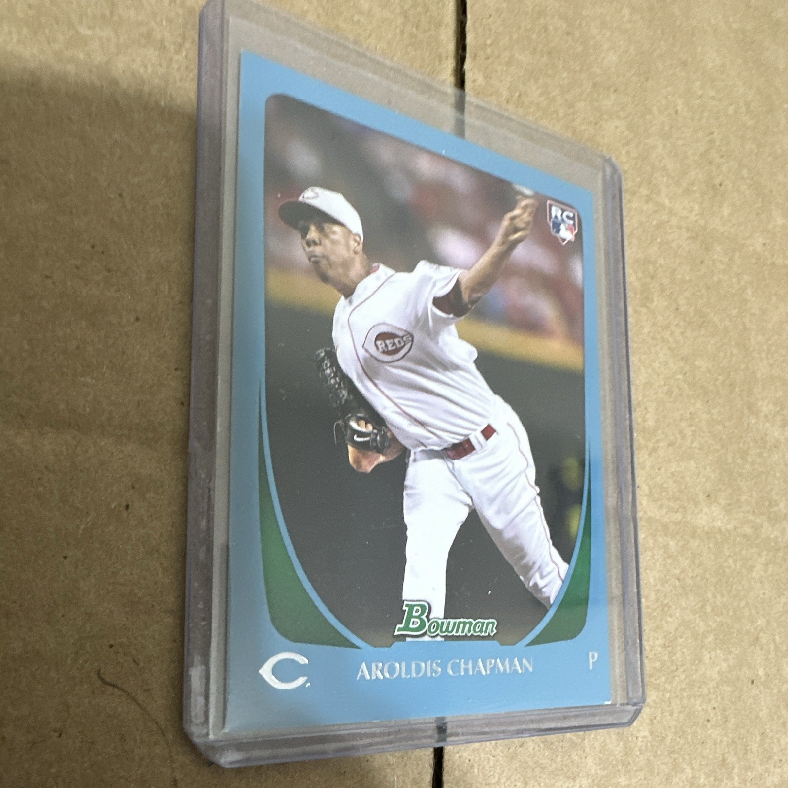 Topps 2011 Bowman Aroldis Chapman Rookie Rare Blue Border Cincinnati Reds /500