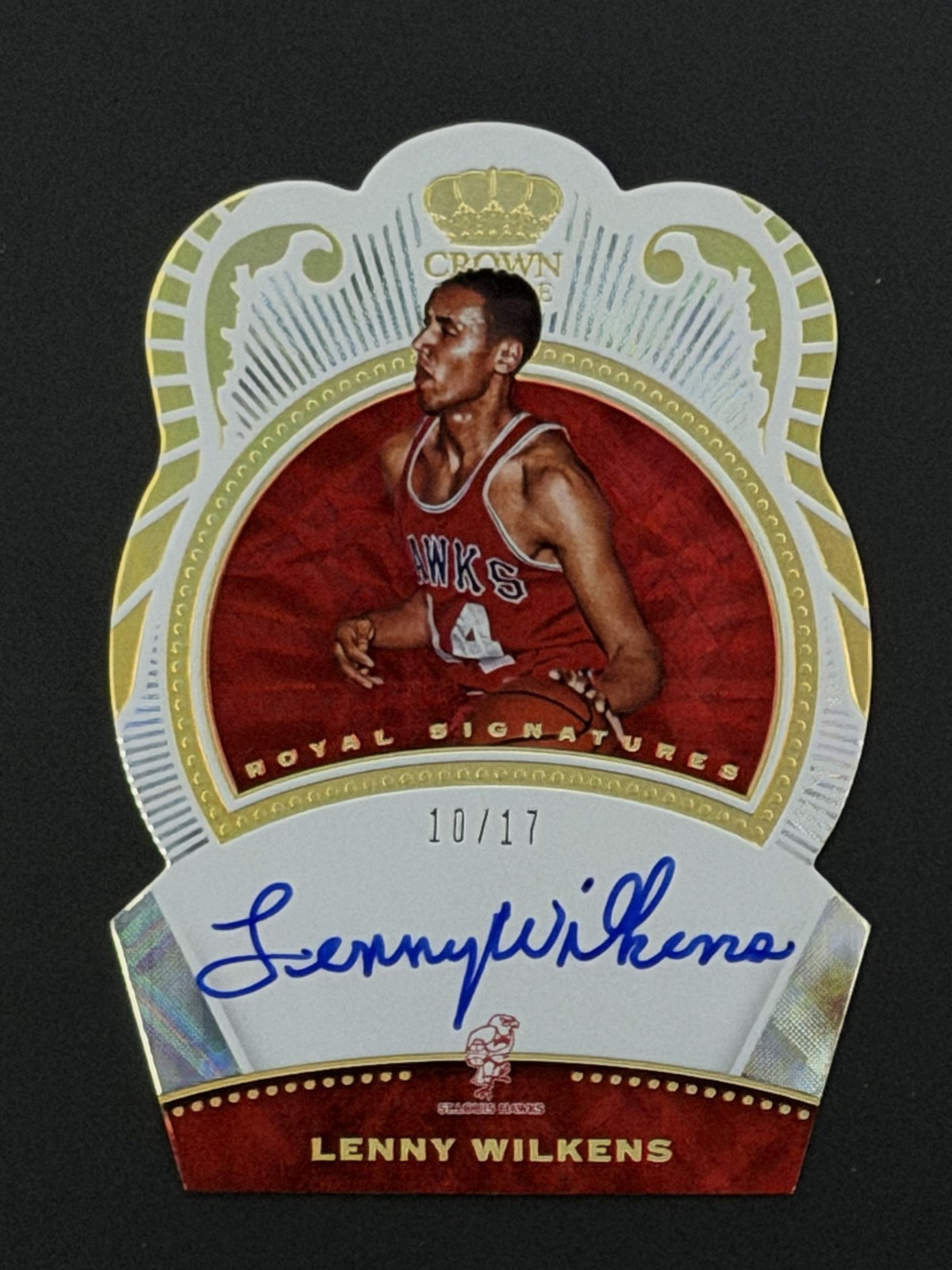 Lenny Wilkens – 2020 Crown Royale – Royal Signatures FOTL #/17 – #RS-LWL