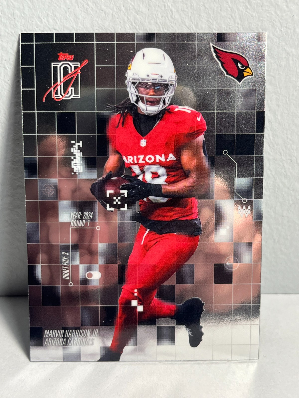 2025 Topps Signature Class After Image Marvin Harrison Jr #AI-1 Cardinals