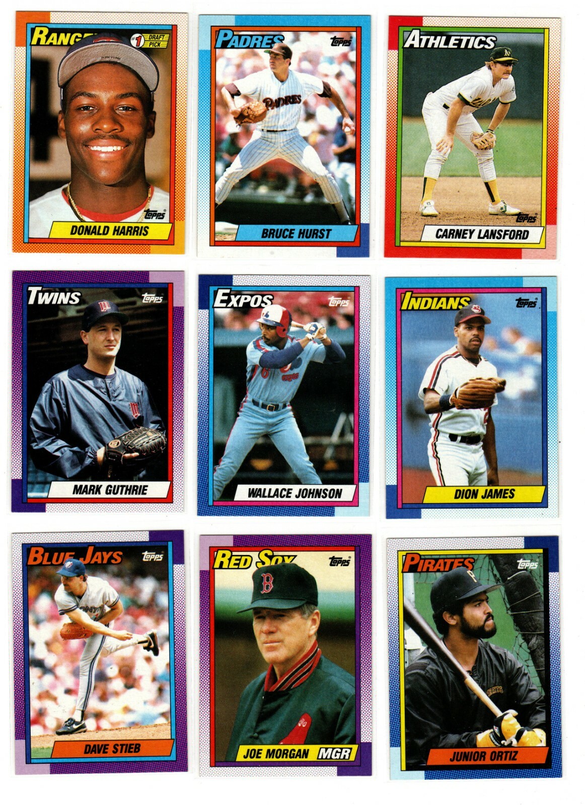 1990 Topps Baseball Trading Cards You Pick / Choose f/ List #s 451 – 650 / mb11