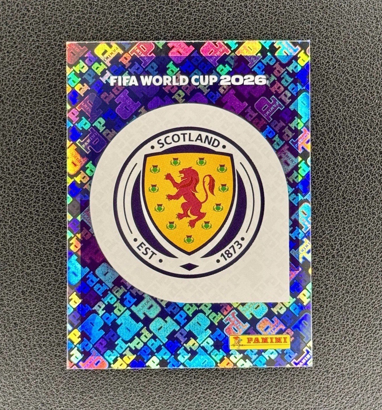 Panini FIFA World Cup 2026 Sticker Scotland SCO 1 Club Badge/Logo