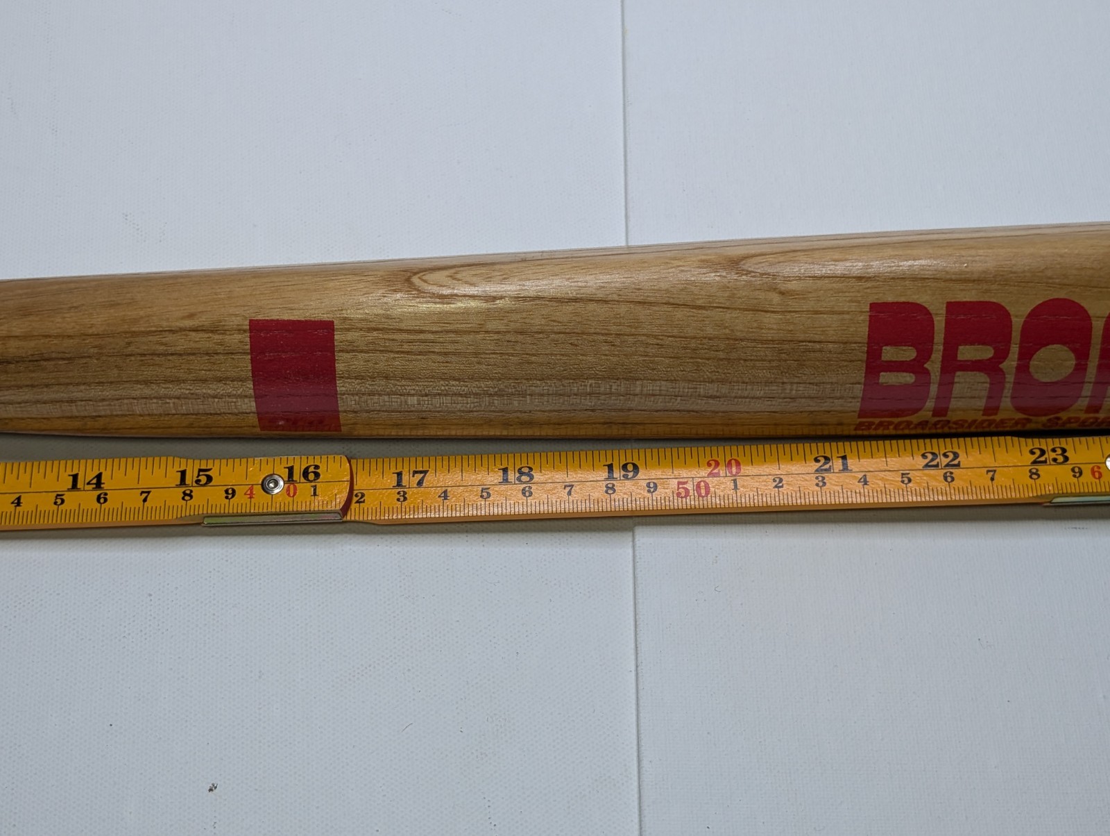 Vintage Broadsider Official Softball Bat 34″ Triangular Wood Bat New York RARE