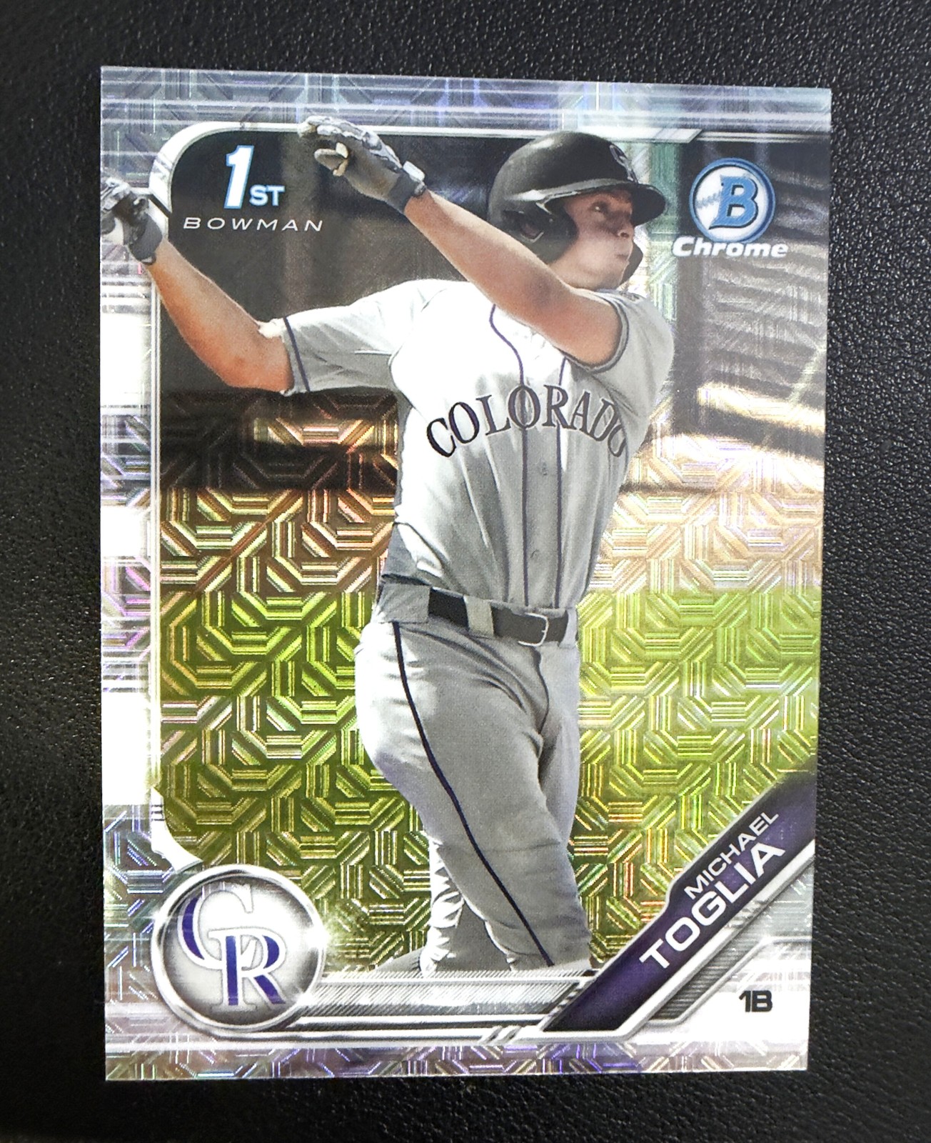 2019 Bowman Chrome Draft Michael Toglia 1st Bowman Asia Mojo Refractor #BDC-64