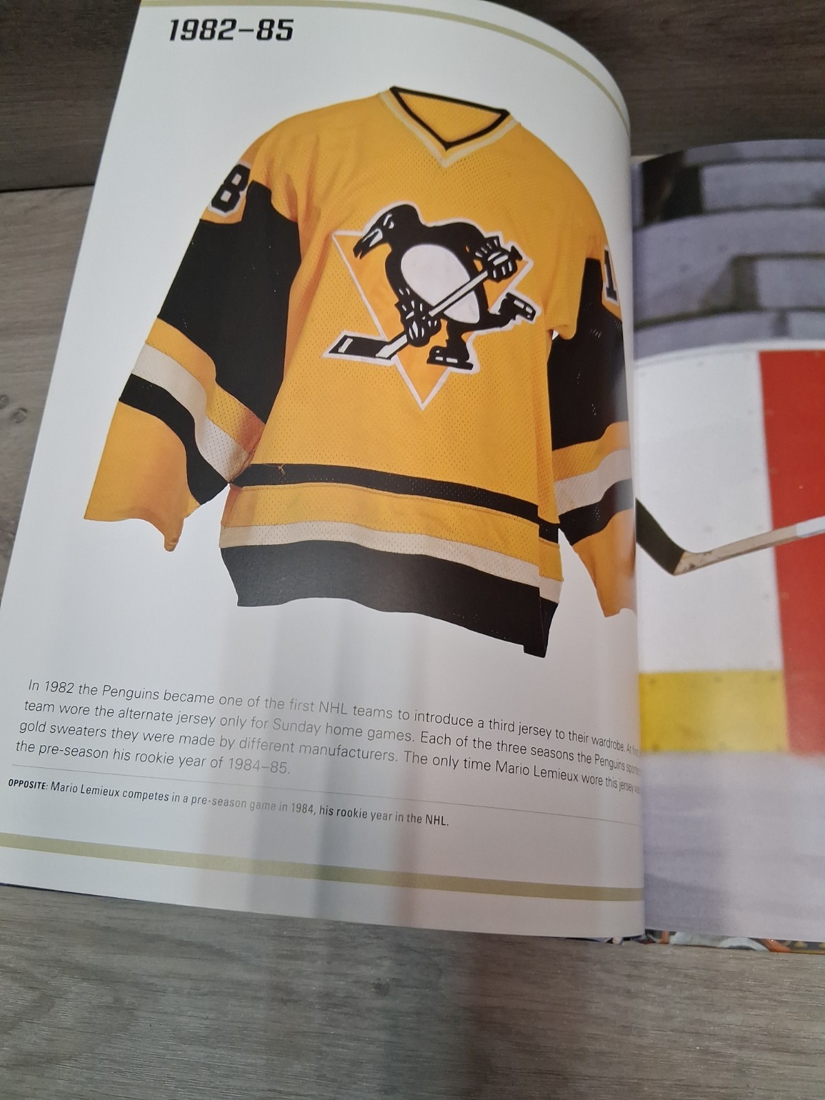 Skybox Press Pittsburgh Penguins Jerseys Then & Now Hardcover Book +letter