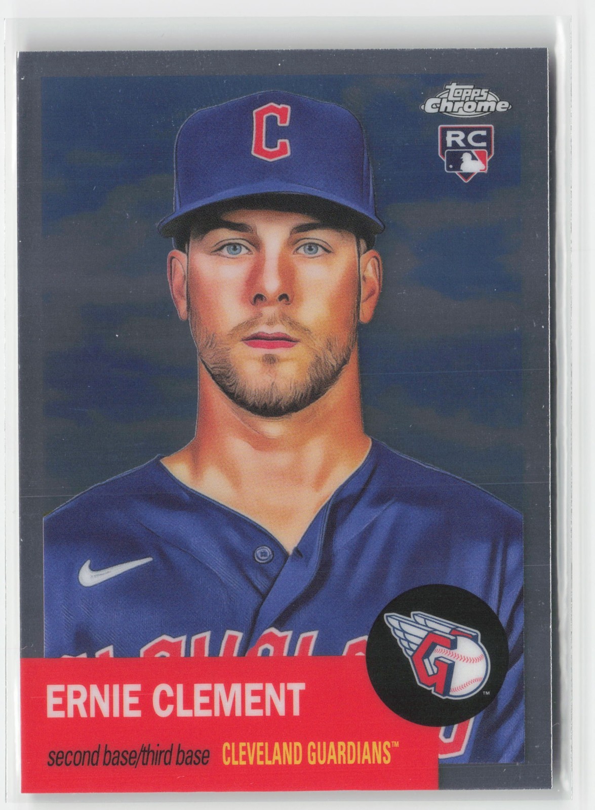 2022 Topps Chrome Platinum Anniversary Ernie Clement #151 Guardians Rookie RC