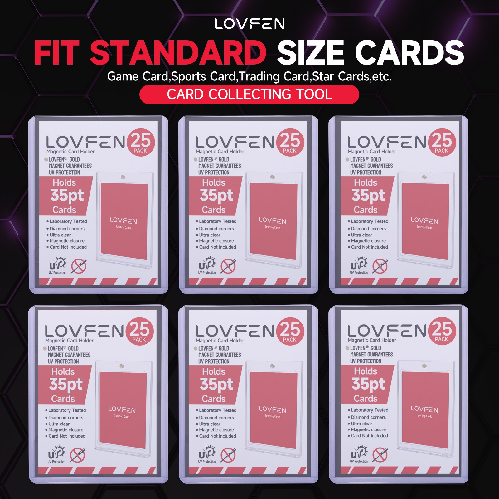 35pt Top Loaders w/ Sleeves or Without Clear Trading Card Protectors 100-1000ct