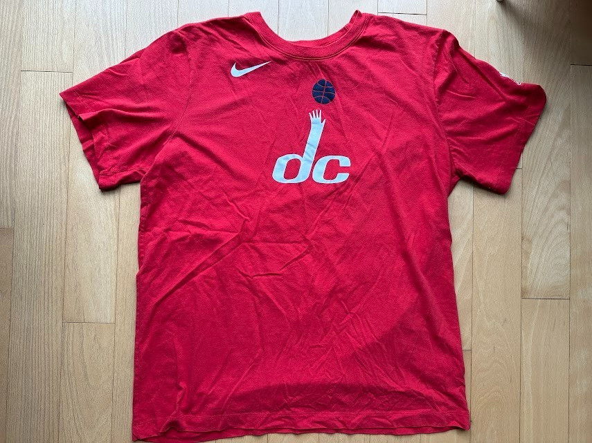 Mens Nike Dri Fit Washington Wizards DC Basketball T Shirt Size Large