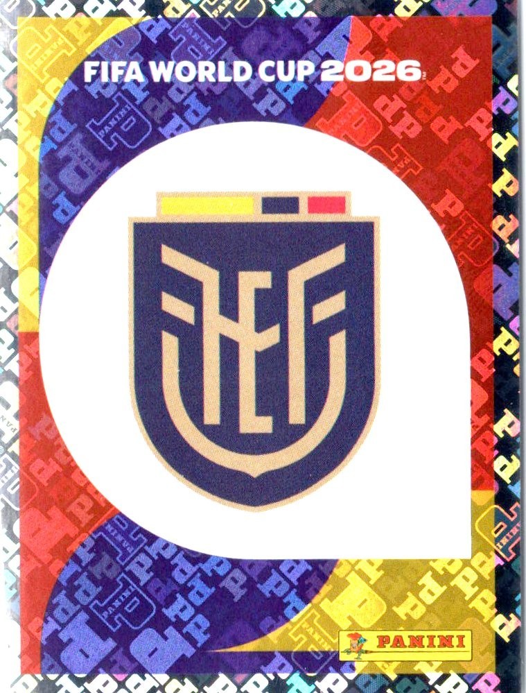 2026 Panini World Cup Sticker Ecuador Gold Crumple Foil Multi Variation Pick