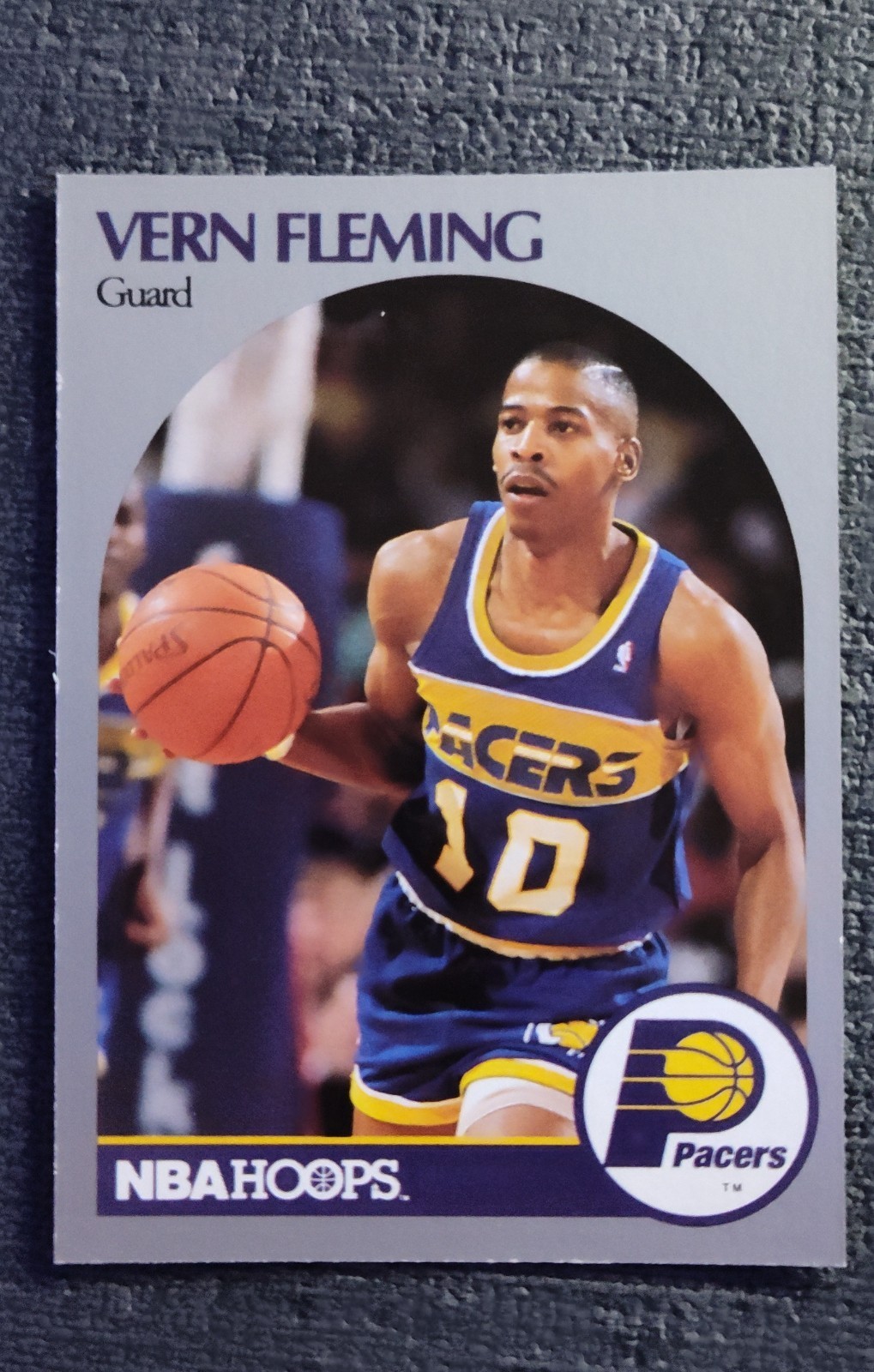 1990-91 NBA Hoops – Vern Fleming #133 Indiana Pacers