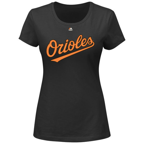 Baltimore Orioles Womens Majestic Black Tee – New With Tags!