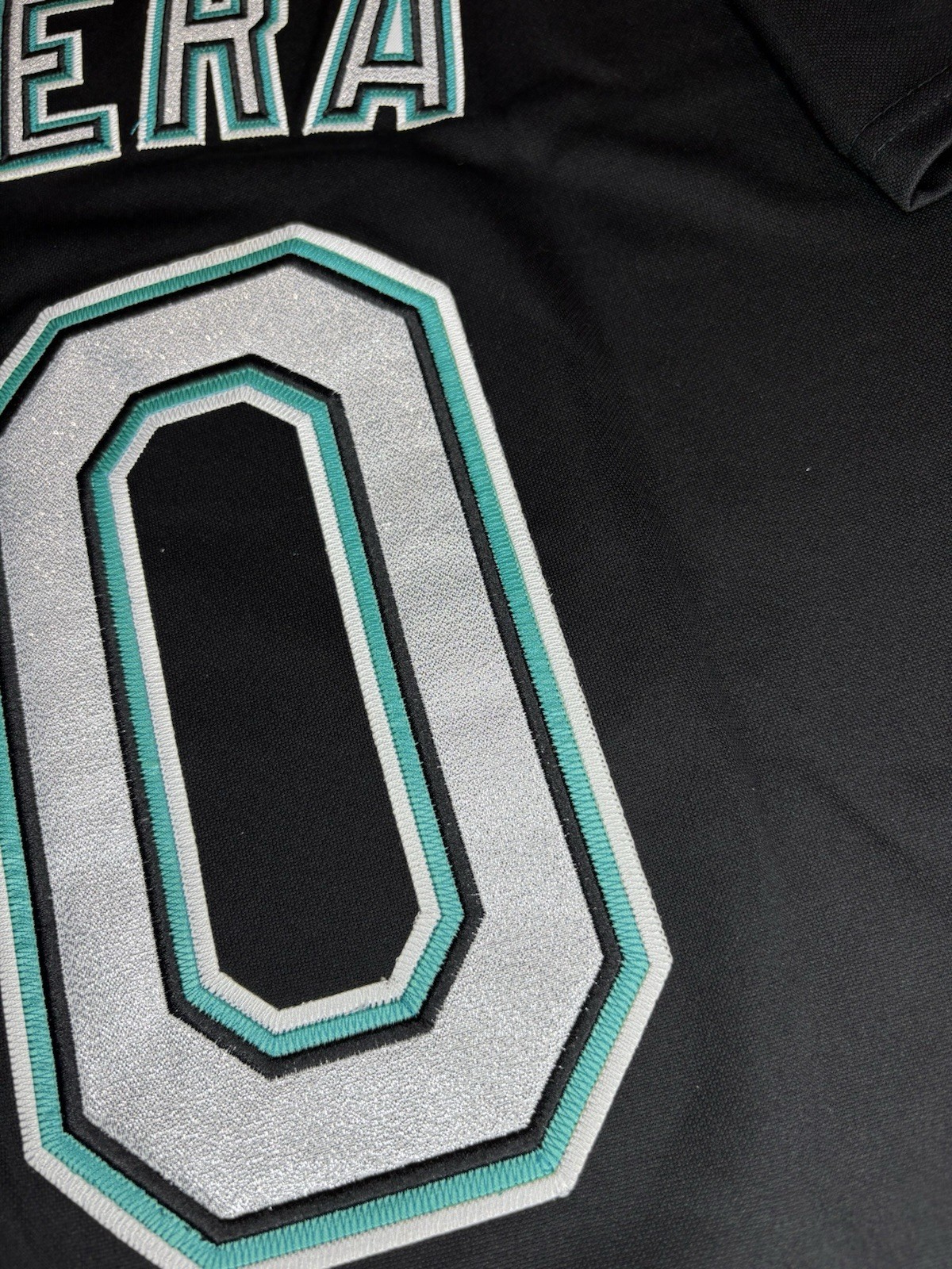 Miguel Cabrera 2003 Florida Marlins Alternate Black Men’s World Series Jersey