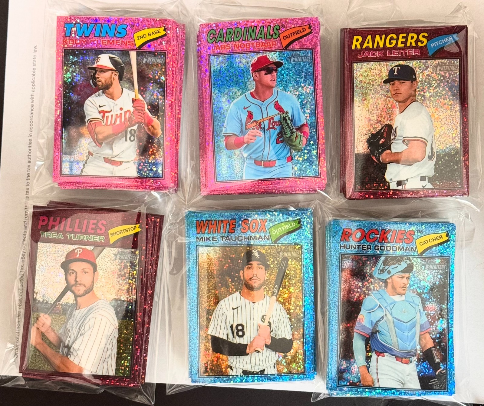 2026 Topps Heritage Chrome Parallel You Pick Your Card 5 Parallels Available