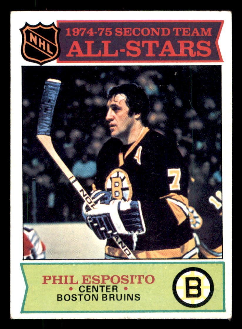 1975-76 Topps Hockey #292 Phil Esposito AS EX JRI7