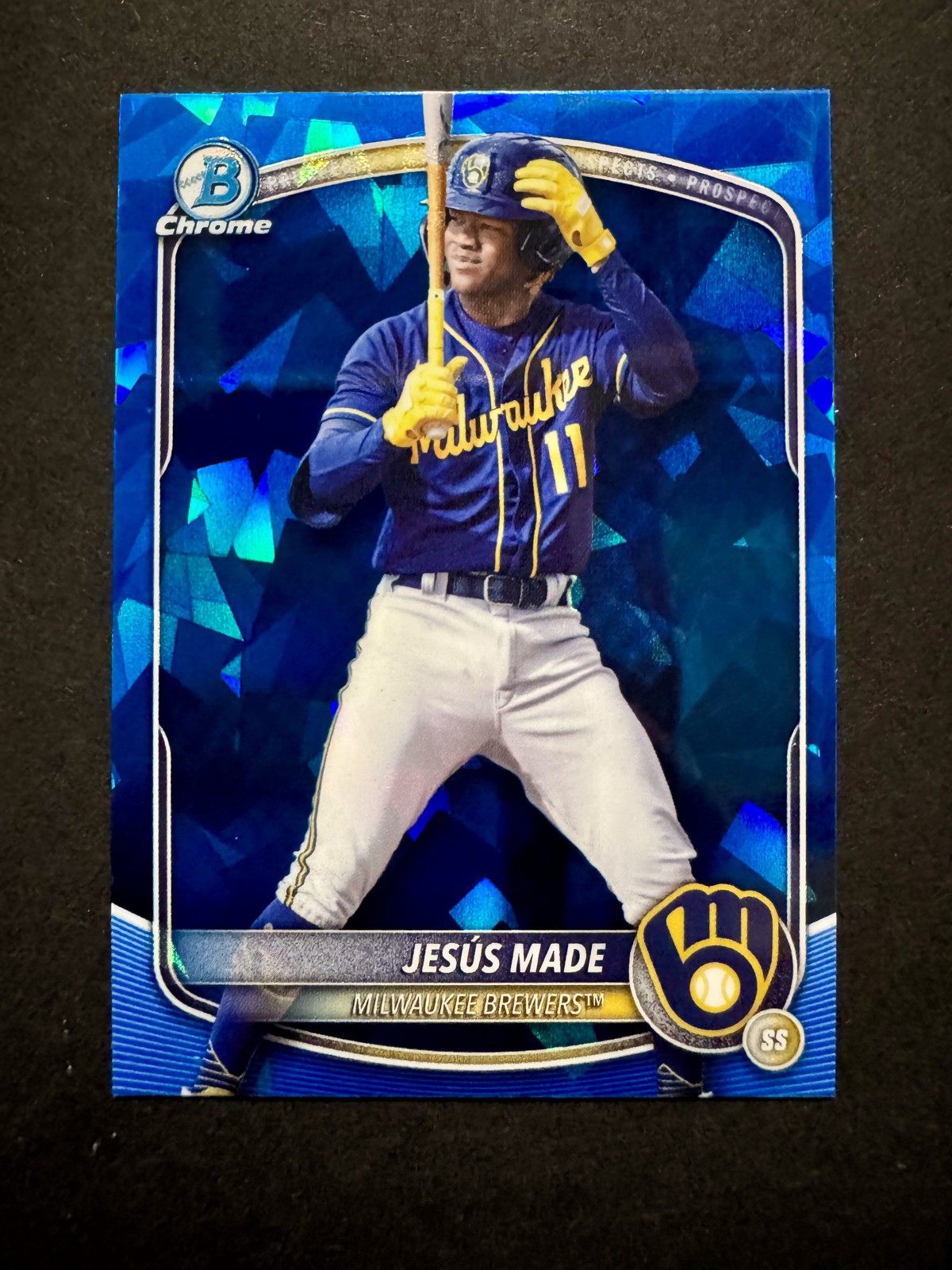 Jesus Made 2025 Bowman Chrome Draft Sapphire Edition – #BDC-196 (RC)