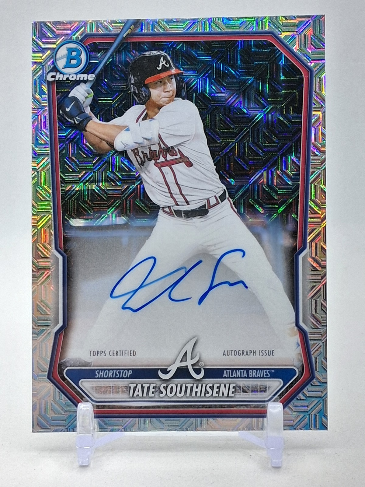 2026 Bowman #BMA-TS Tate Southisene Chrome Autographs Mojo Refractors