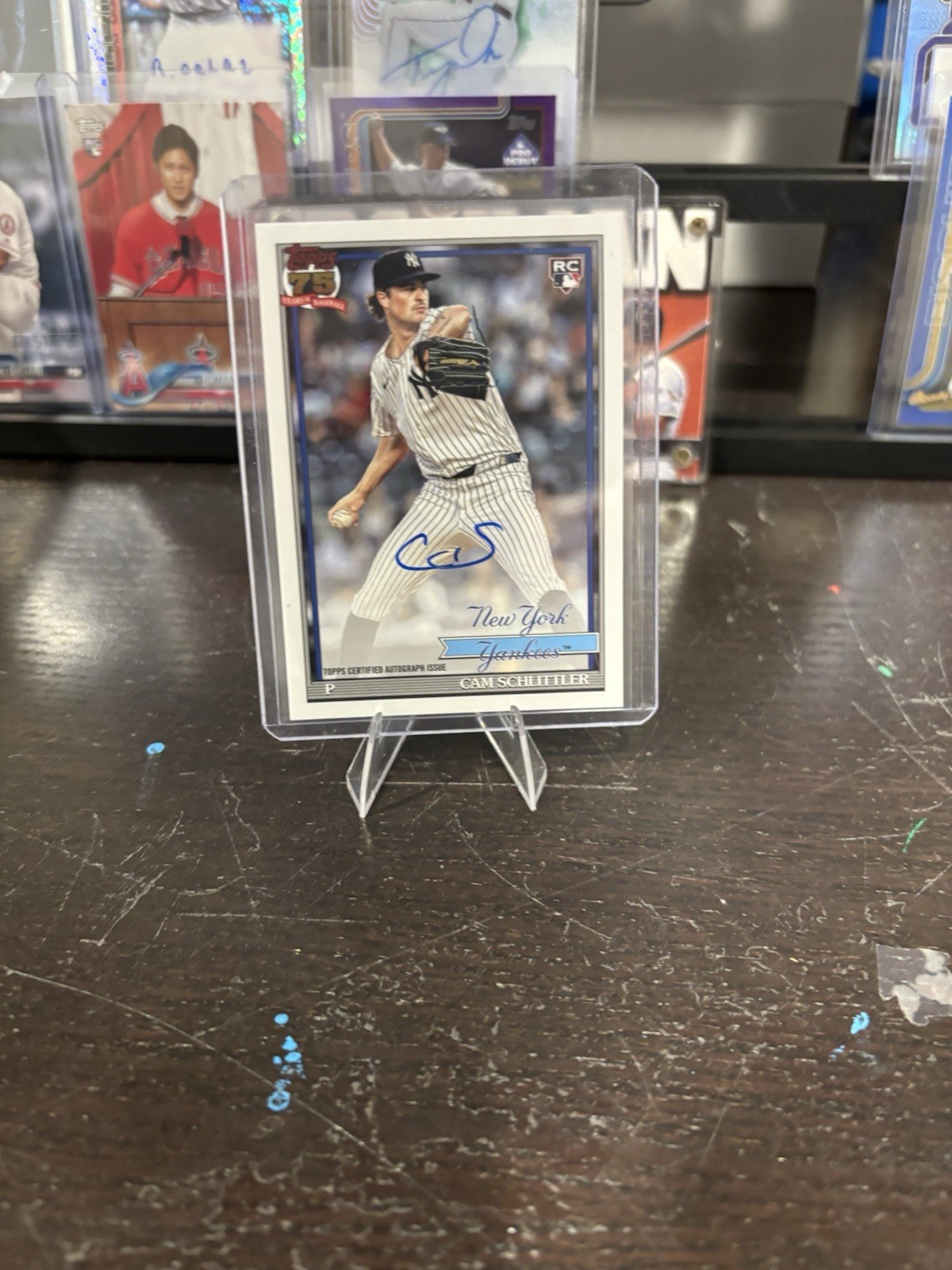 2026 Topps Cam Schlittler Rookie Auto #91A-CAS 1991 Baseball Yankees RC