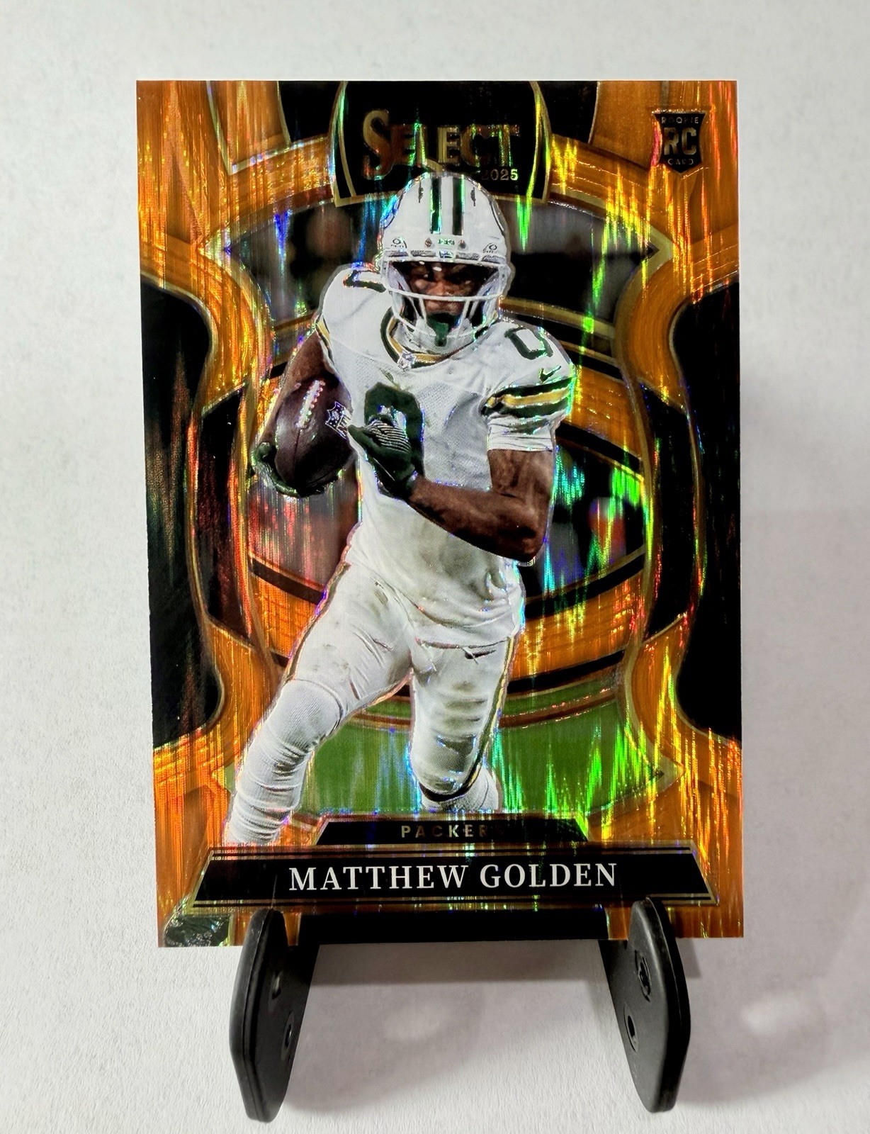 2025 Panini Select – Concourse Matthew Golden #66 Orange Shock Prizm /499 (RC)