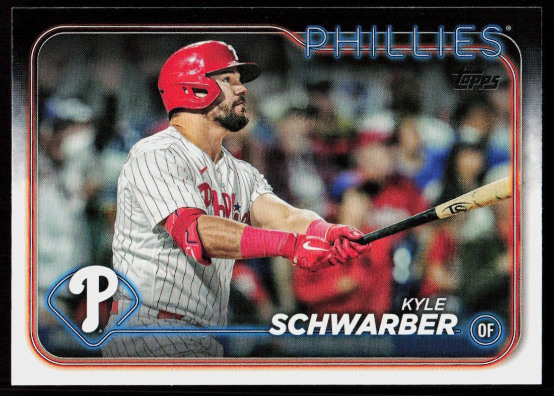 2024 TOPPS SERIES 1 Kyle Schwarber #136 Baseball Phillies