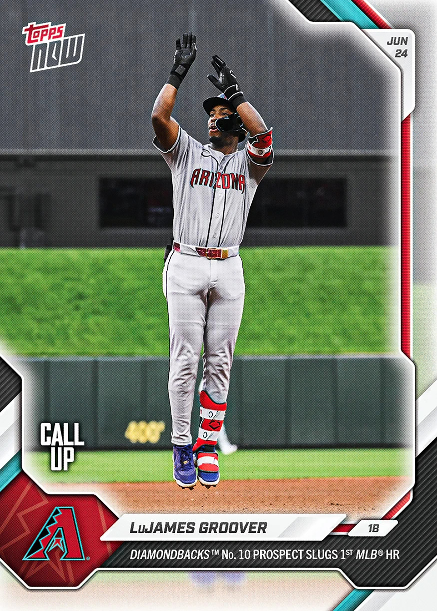 2026 Topps Now PRESALE #373 LuJames Groover Arizona Diamondbacks Call Up