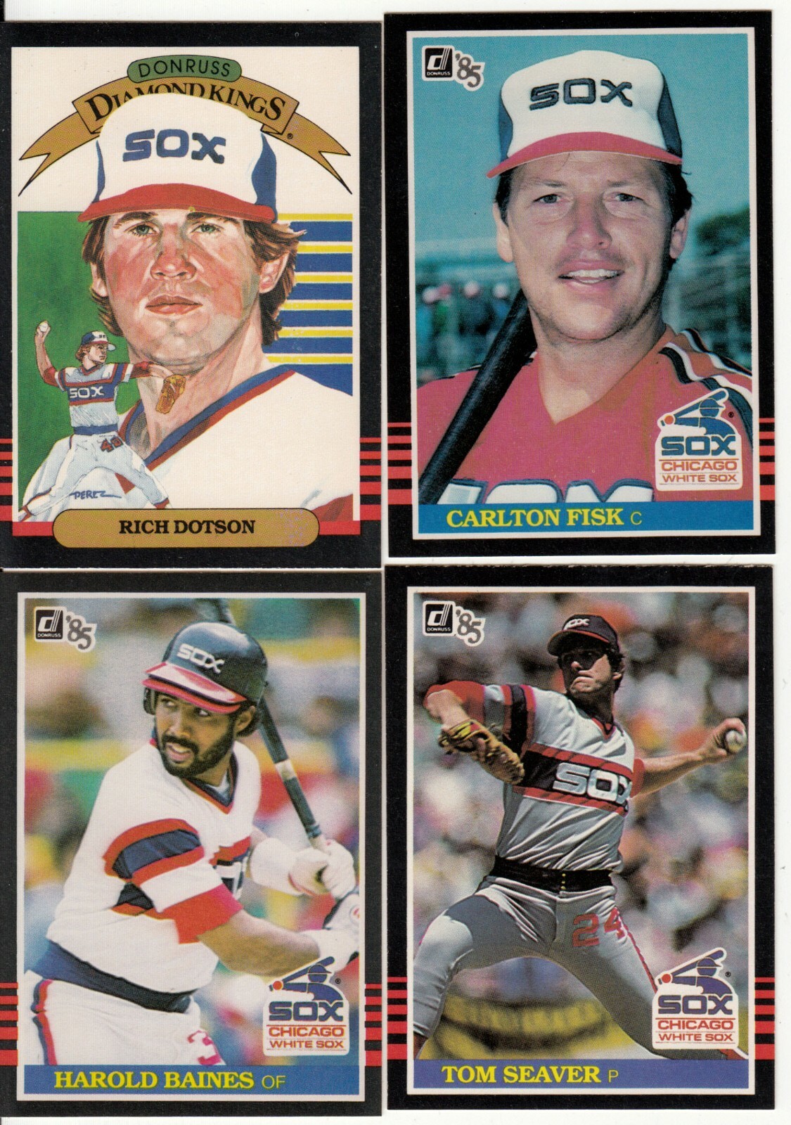 1985 Donruss Baseball MLB cards – Pick your Team Set