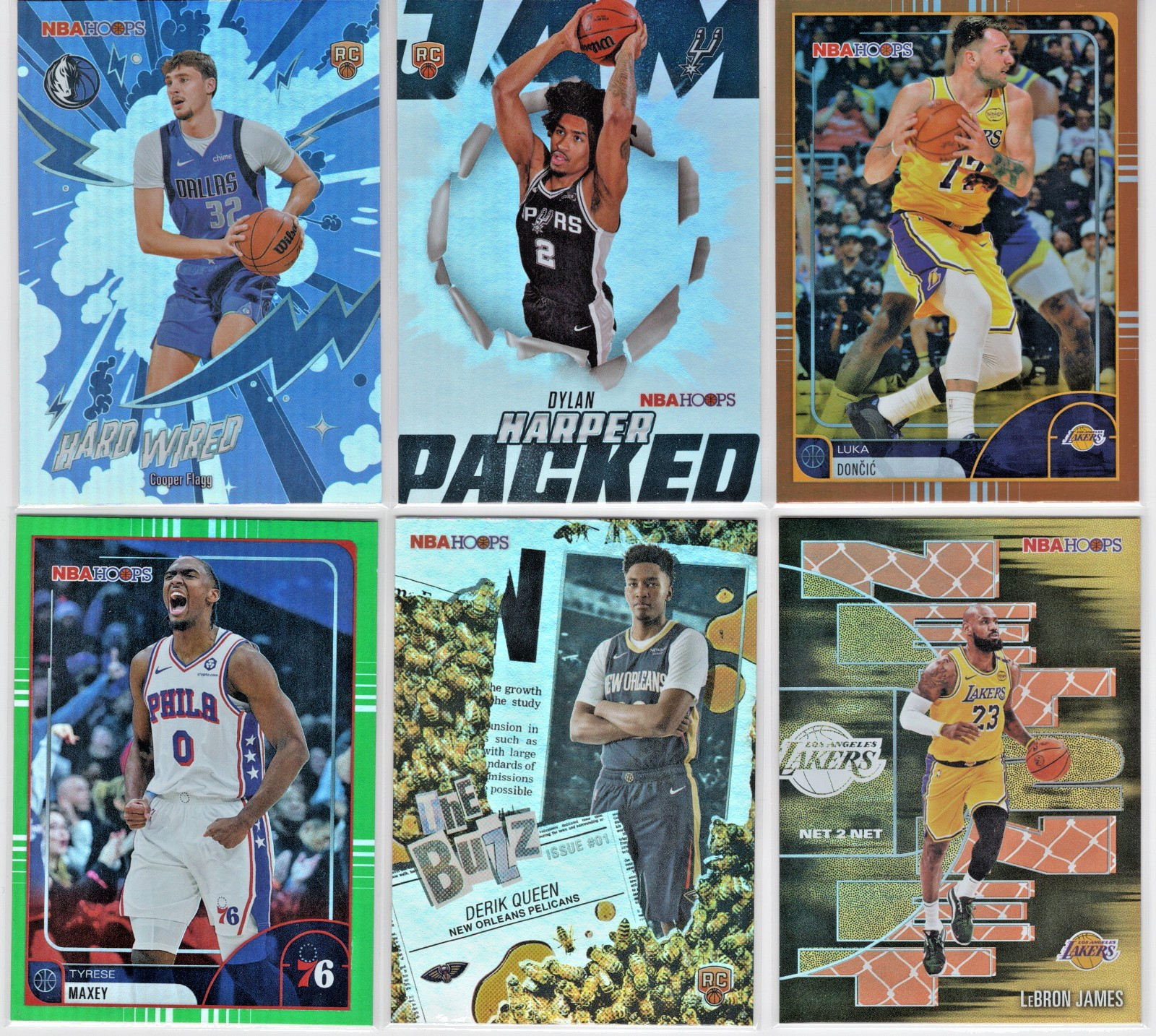 2025-26 Topps NBA Hoops Inserts + Parallels -You Pick- **Buy More, Save More**