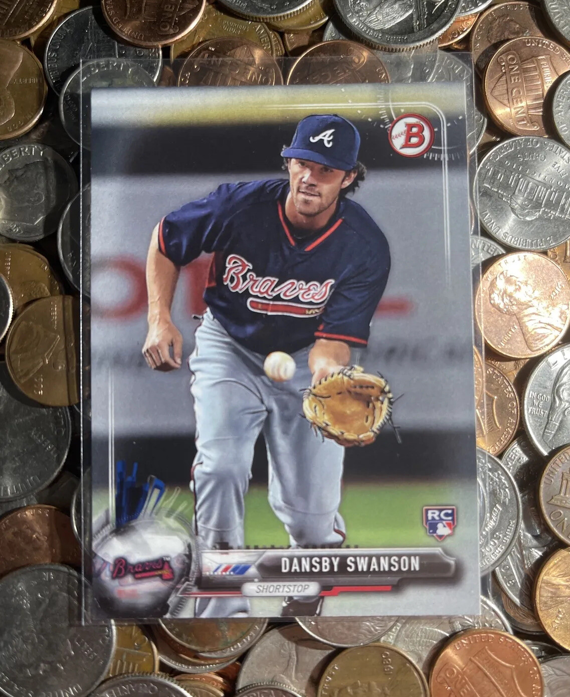 Dansby Swanson 2017 Bowman Paper RC #57 Braves Chicago Cubs