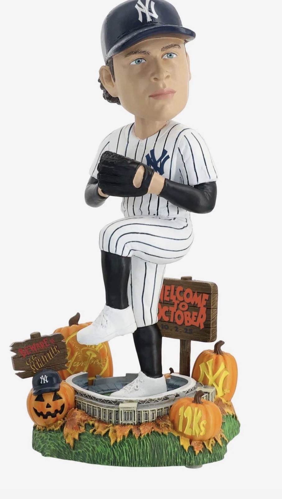 CAM SCHLITTLER Bobblehead 12 Strikeouts, 2025 ALDS New York Yankees FOCO /125