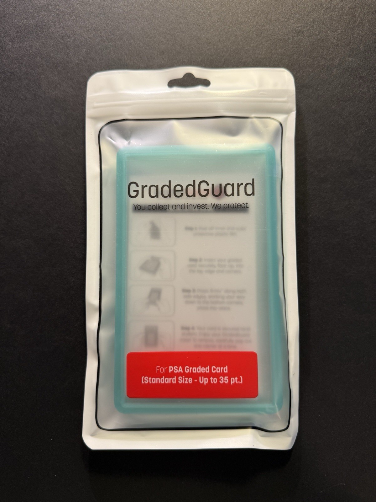 GradedGuard PSA Glow In The Dark Fluorescent Blue New Sealed Limited Edition