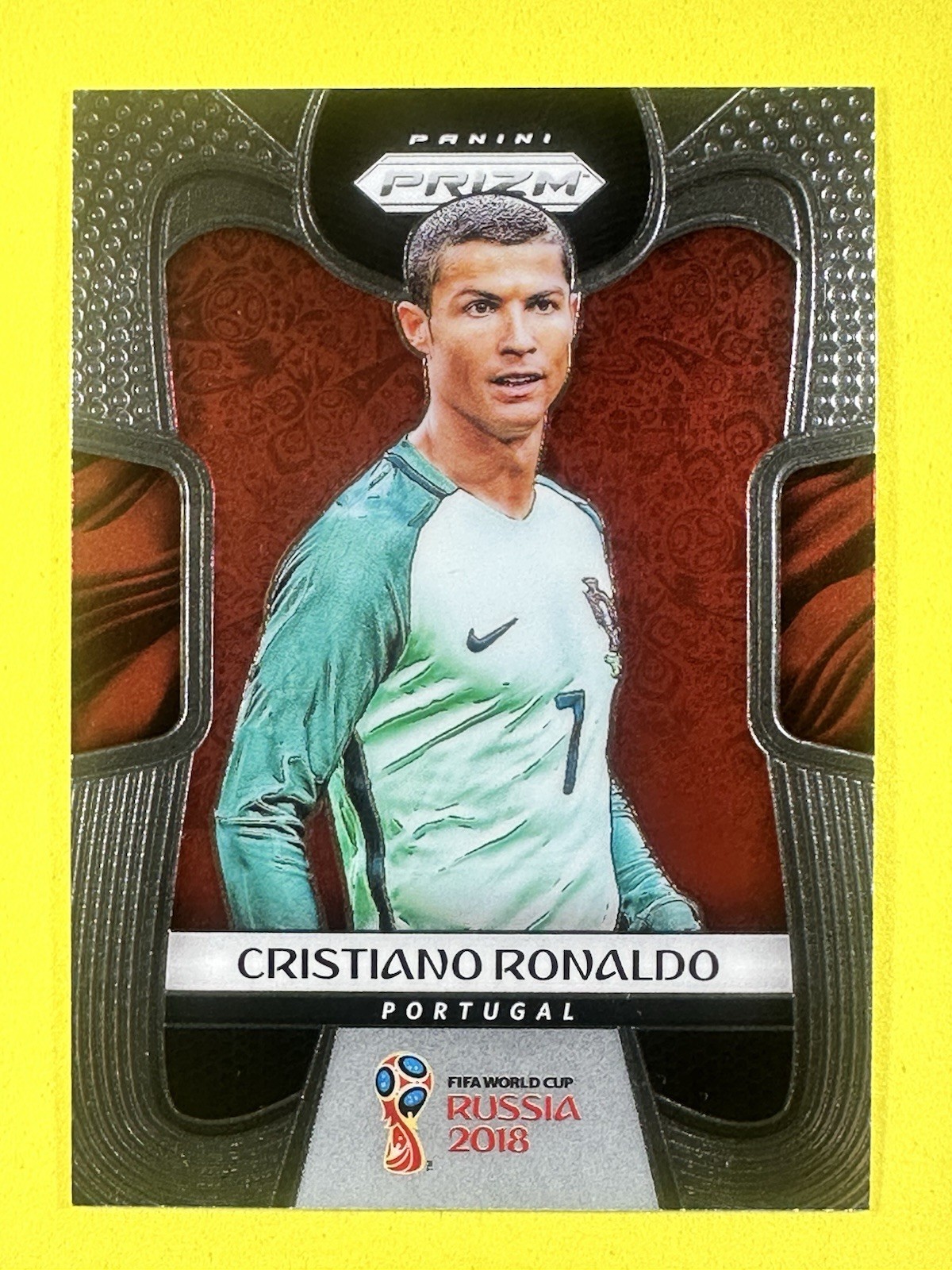 2018 Panini – Prizm World Cup Soccer #154 Cristiano Ronaldo – Portugal **GOAT**