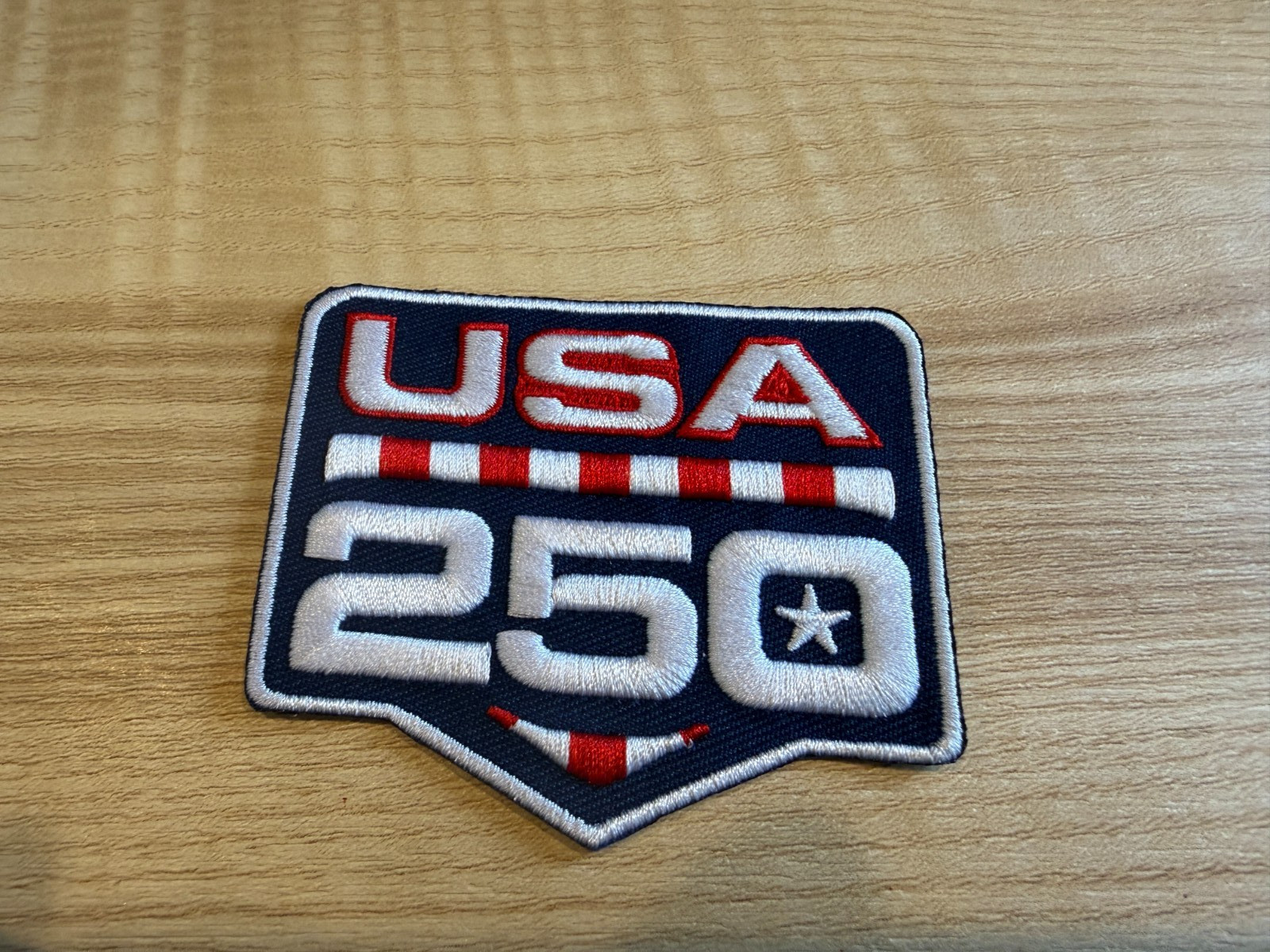 NFL USA 250th Anniversary Patch Red White Blue New 250 Super Bowl LX 60